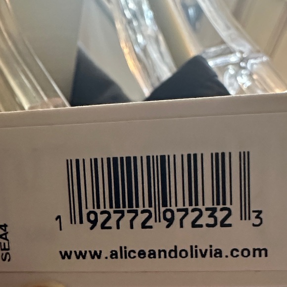 Alice + Olivia Black Faux Leather Halter Mini Dress - Picture 3 of 5